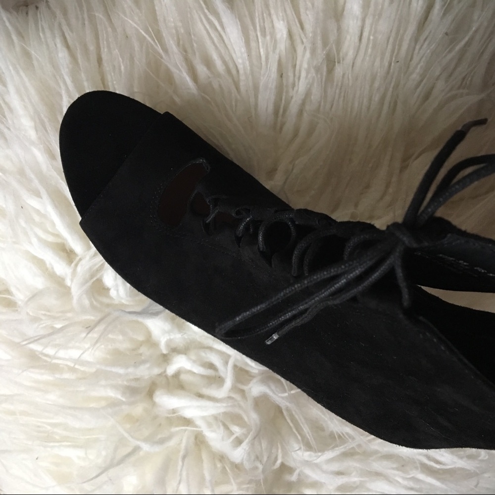 & Other Stories suede lace up bootie
